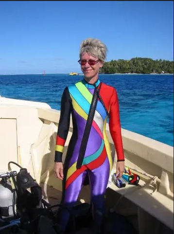 Women In Polartec Wetsuits Designed With Rainbow Strips