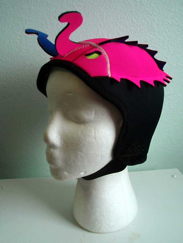 The Cuttlefish Minihood Made In Black And Pink Colors
