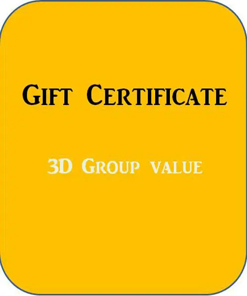 The Gift Certificate - Three D Group Value